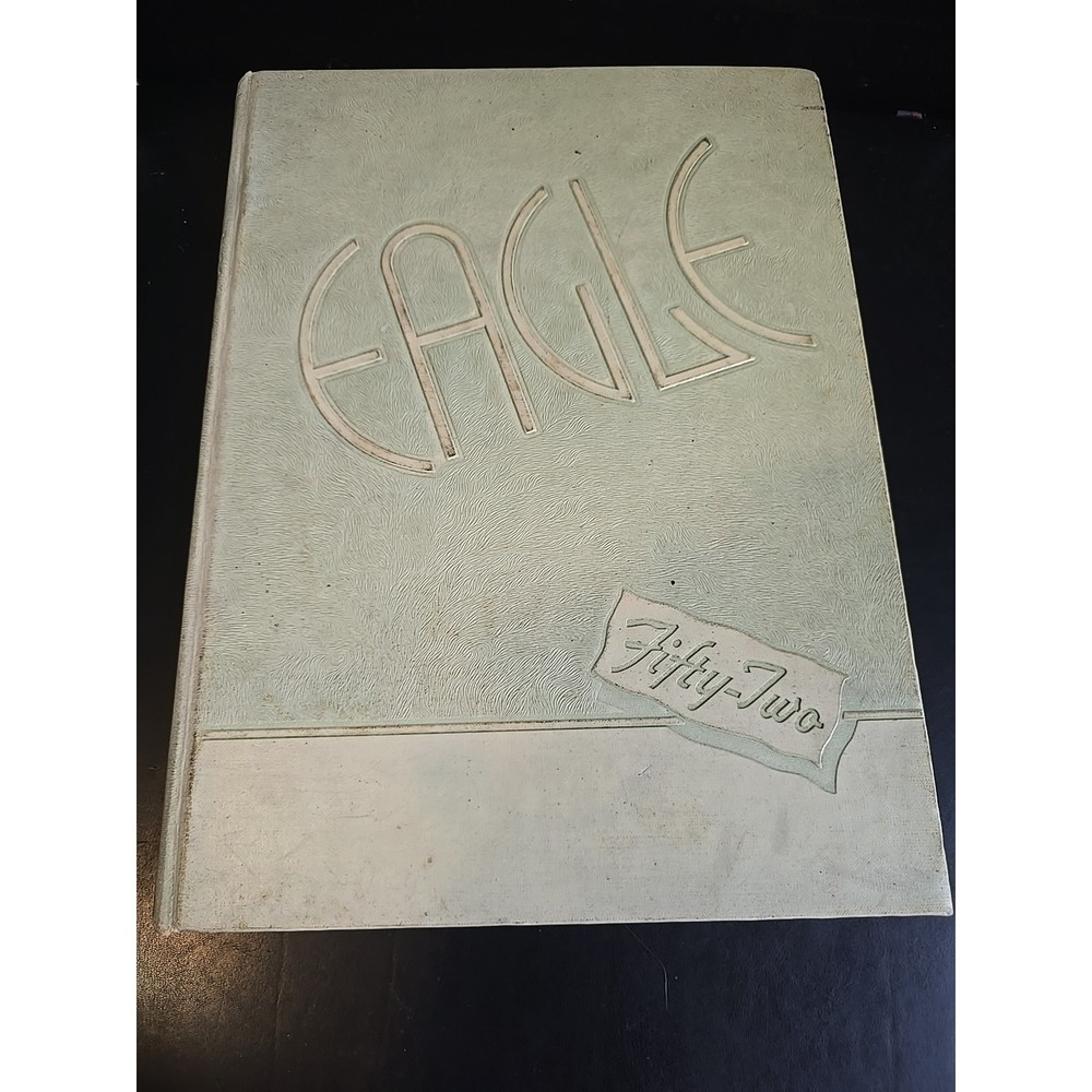 1952 Yearbook Lindblom High School Eagle Chicago Autograph March Merit Certifica